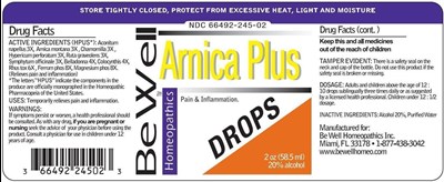Arnica Plus Drops 2oz.jpg 2oz bottle label - Arnica Plus Drops 2oz